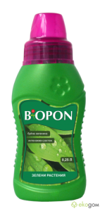 BIOPON Тор течен за зелени растения 0.250л BP-1086