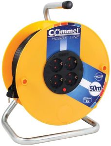 Макара 25m IP20 H05VV-F 3G2.5mm2 t° защита 4 Commel