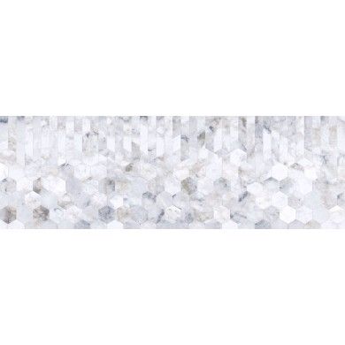 4996 GIOIA 24.4x74.4 R white декор Hexagones NEW KAI