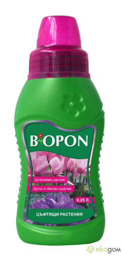 BIOPON Тор течен за цъфтящи растения 0.250л BP-1087