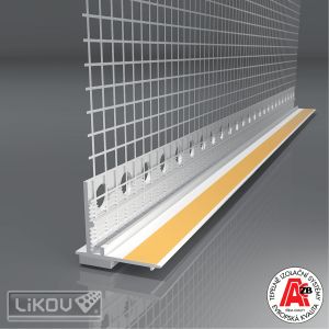 Прозоречен профил US8 PVC - 2.4м