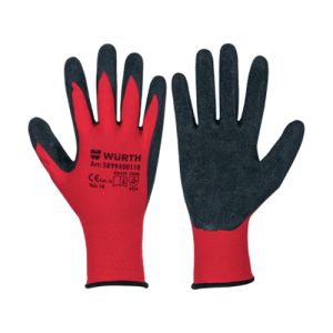 Ръкавици за механици WURTH REDlatexGRIP размер 10 - 1чифт