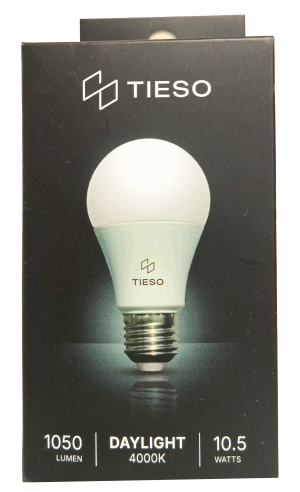 Tieso LED Лампа A60 10.5W E27 4000K DOBdriverNewErpRoHs