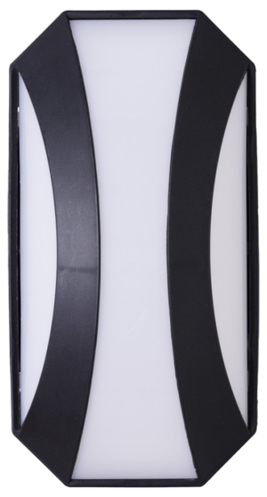 LED Аплик GOBI с черно 225x135x70 20W 4000K IP54 220V