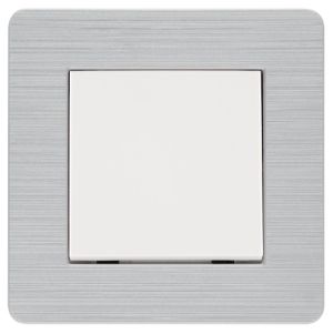 23412501  NILSON  СЕЛЕН Ключ сх.1 бял бутон+сива рамка