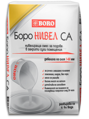 Боронивел СА - нивелираща смес на гипсова основа - 25 кг.